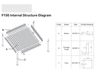 Bernari Vega Louvered Pergola F150